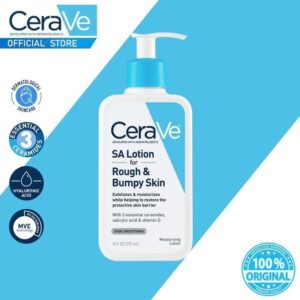 Cerave Sa Lotion For Rough & Bumpy Skin | Vitamin D, Hyaluronic Acid, Lactic Acid & Salicylic Acid Lotion (237ml)